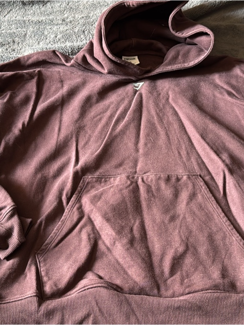 Gymshark Dusty Burgundy Pullover Hoodie